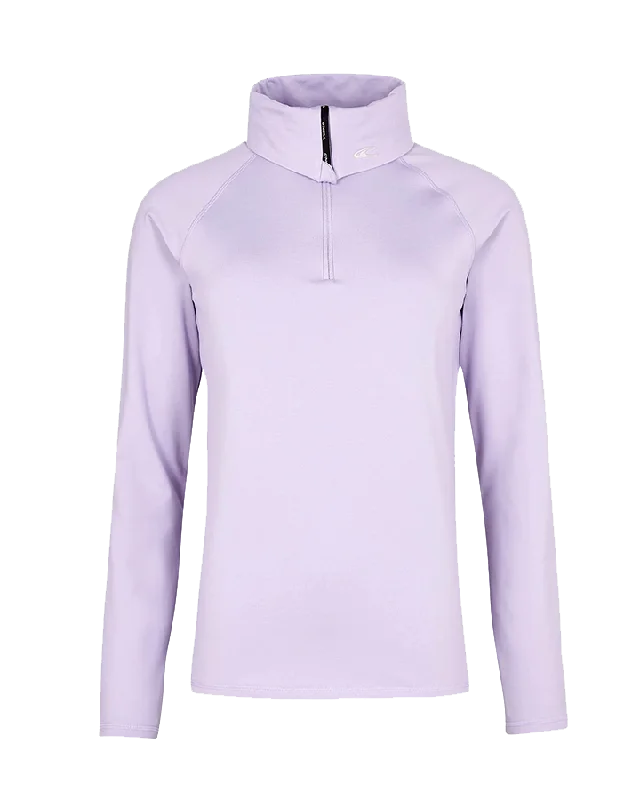 men's distressed leather jacketO'Neill Clime Half Zip Fleece  - Purple Rose