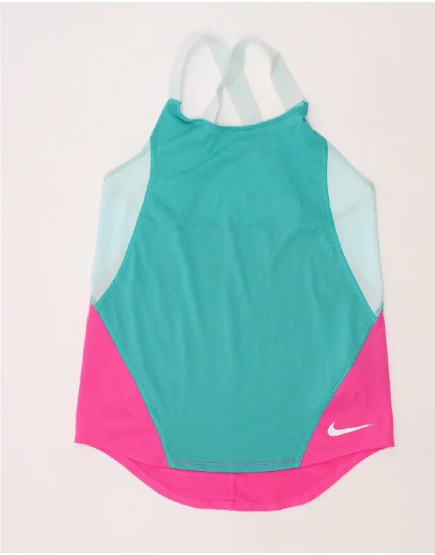 men's tailored wool coatNIKE Girls Vest Top 8-9 Years Small Multicoloured Colourblock Sports