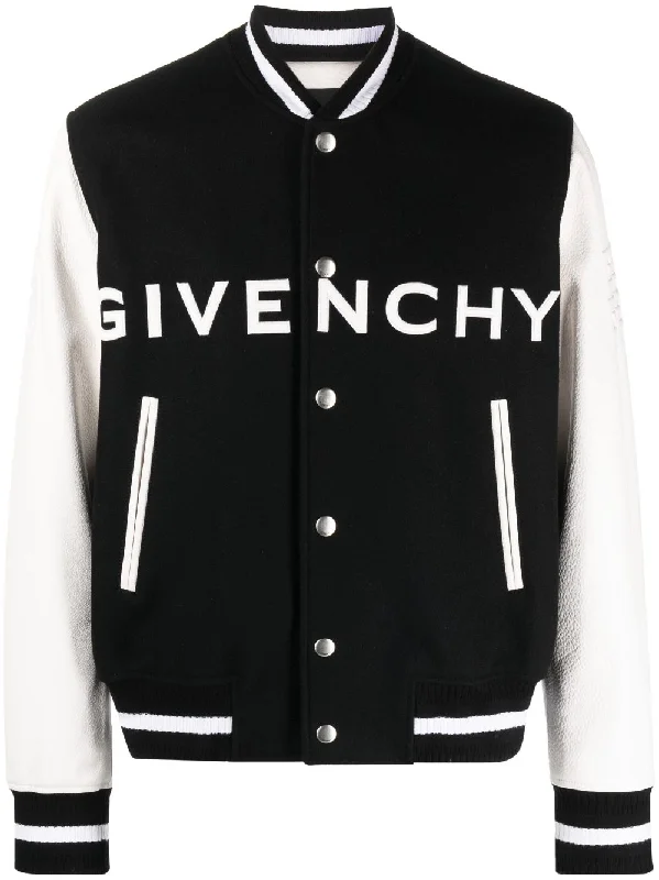 men's parka coat with pocketsGivenchy Coats Black