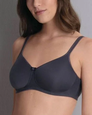 moisture-wicking activewear underwearAnita Tonya Padded Wire-free Mastectomy Bra - Shadow Blue