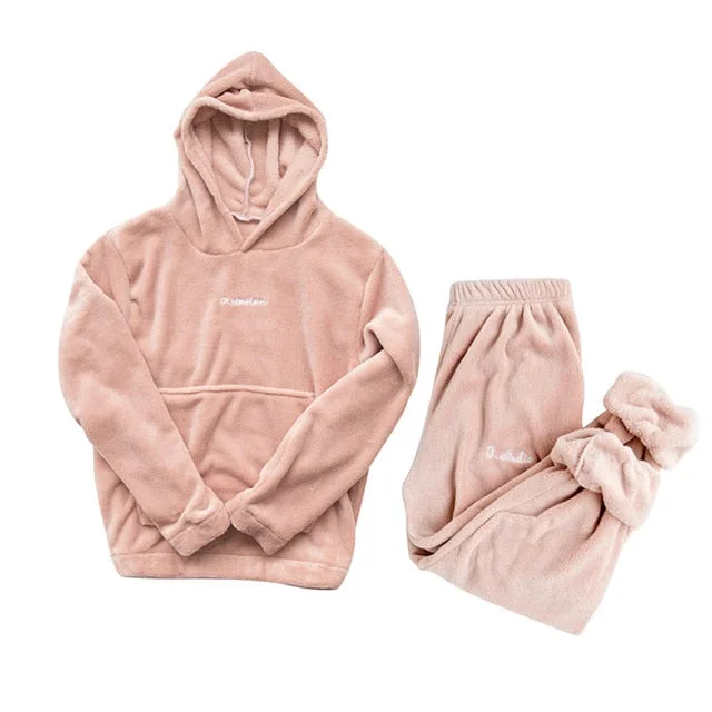 hooded pink