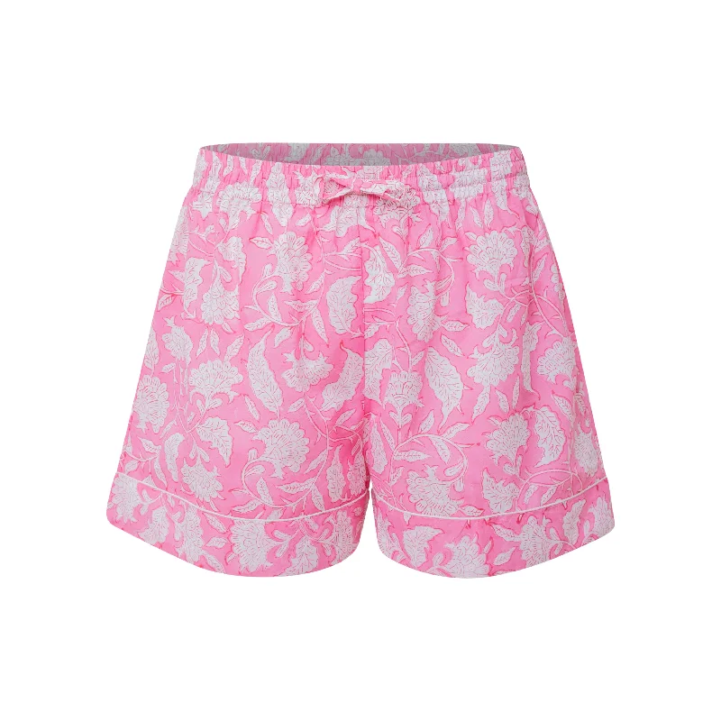 women's pajamas with elastic waistbandsPretty in Pink Shorties