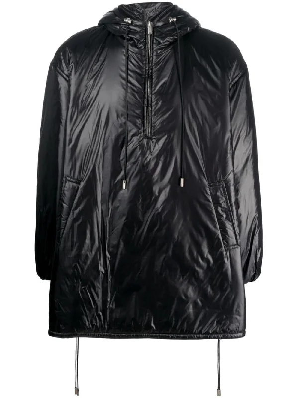 men's padded puffer vestSaint Laurent  Coats Black