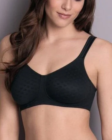 adjustable strap sports brasAnita Lisa Wire-free Mastectomy Bra - Black