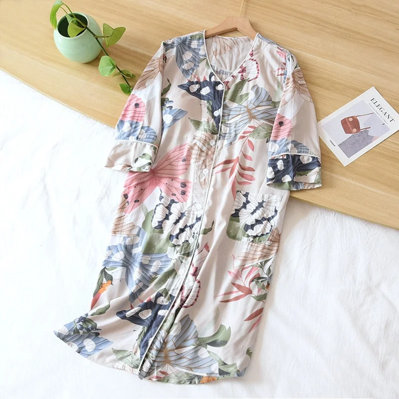 women's pajamas with a relaxed fitThe Floral Paradise Solid Original Pajamas