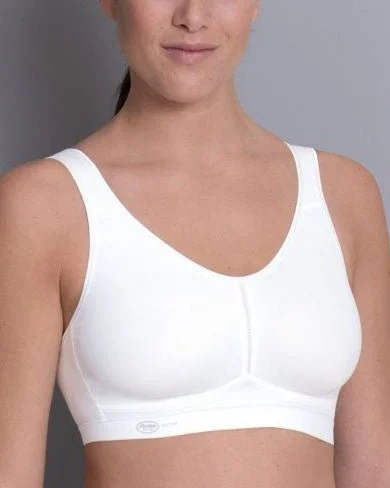 wireless nursing brasAnita Light & Firm Sports Bra - White