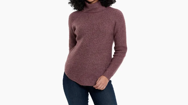 Women's Serbian Wool SweatersSienna Sweater In Alpenrose