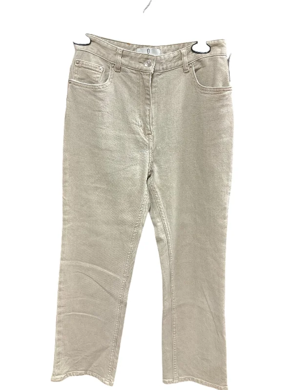 Women's Jodhpurs with Keyhole NeckJeans Straight By Clothes Mentor In Beige, Size: S