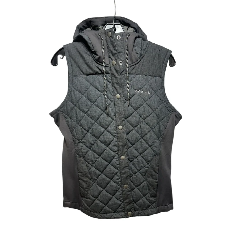 Women's Coats with Fur Trimmed BeltHooded Vest Puffer & Quilted By Columbia  Size: S