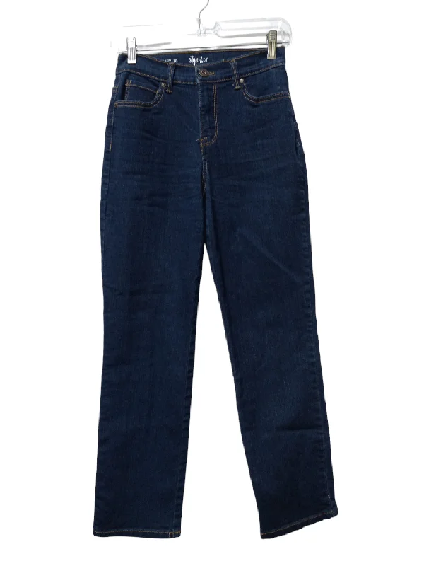 Women's Jodhpurs with Notched CollarJeans Straight By Style And Company  Size: 2