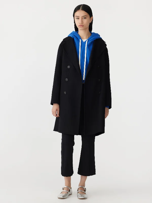 Women's Coats with Fur Trimmed Collarsplittable peacoat