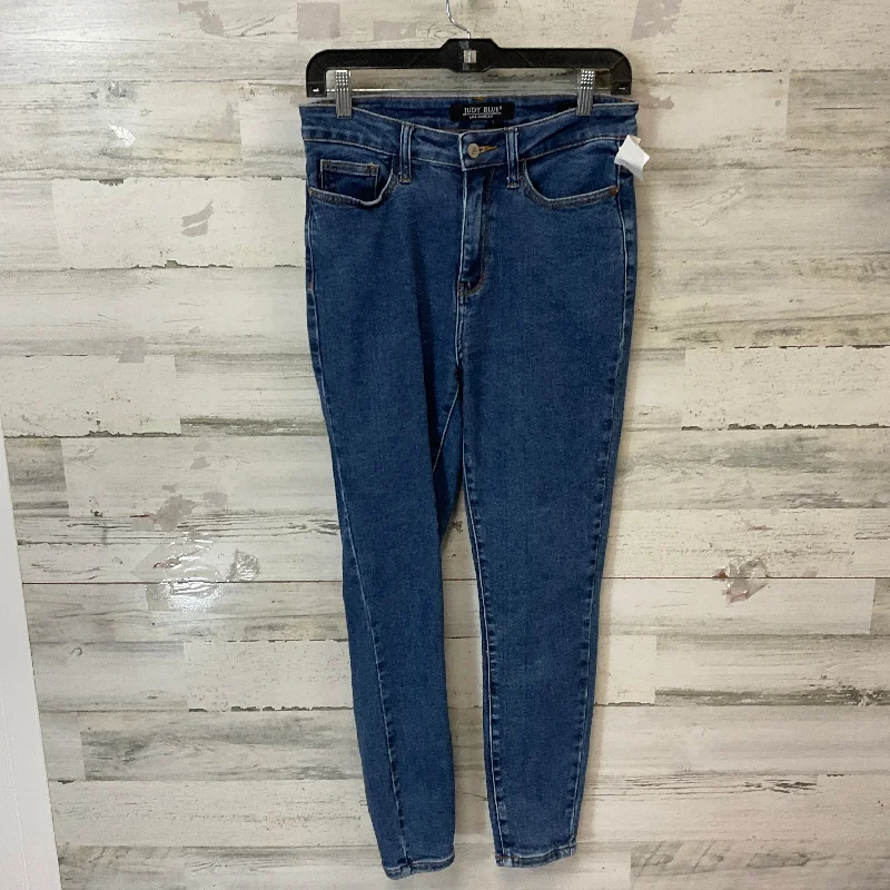 Women's SweatpantsJeans Skinny By Judy Blue In Blue Denim, Size: 4