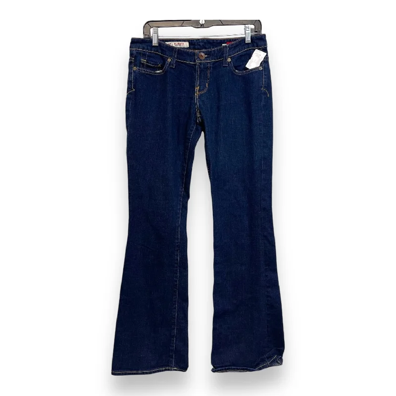 Women's Jodhpurs with Keyhole NeckJeans Flared By X2 In Blue, Size: 6