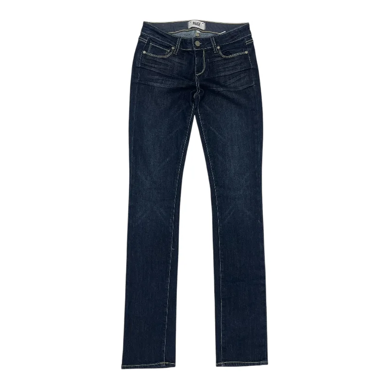 Women's Jodhpurs with Wide CollarJeans Skinny By Paige In Blue Denim, Size:2