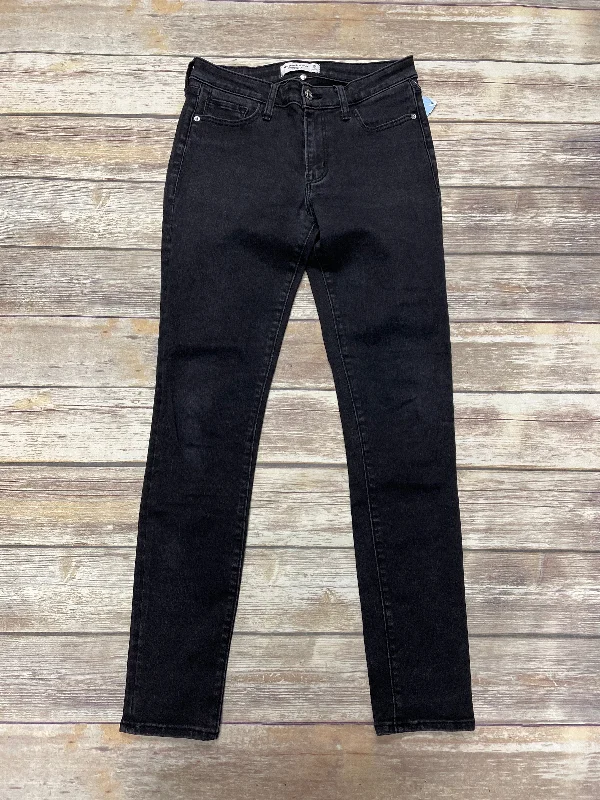 Women's Cargo PantsJeans Skinny By Abercrombie And Fitch In Black, Size: 6