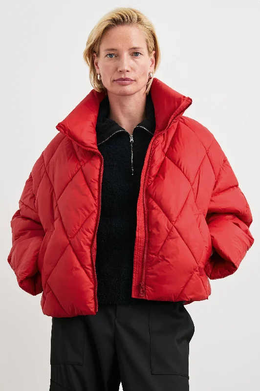 Women's Parka CoatsSUMMIT JACKET - SCARLET