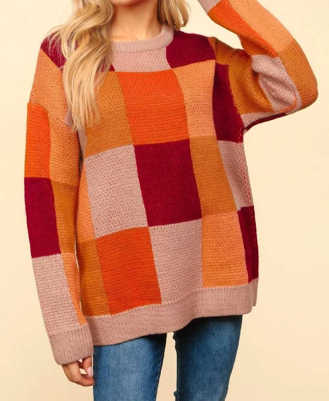 Women's Cable Knit SweatersApple Harvest Sweater In Autumn