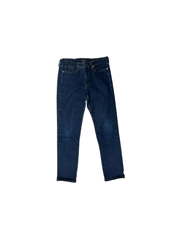 Women's Jodhpurs with Sweetheart NeckJeans Straight By Banana Republic In Blue Denim, Size: 30