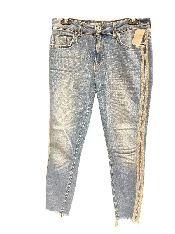 Women's Jodhpurs with Peter Pan CollarJeans Skinny By Anthropologie In Blue Denim, Size: 4