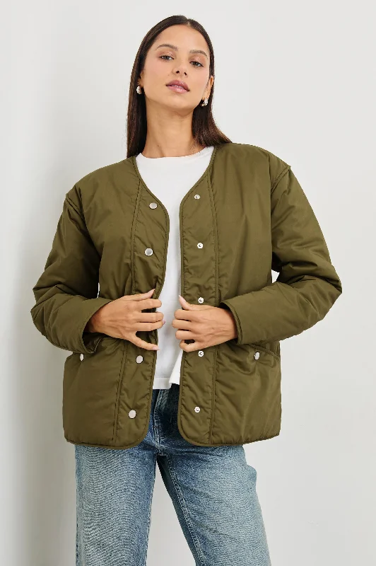 Women's Coats with CollarWILLEY JACKET - OLIVE