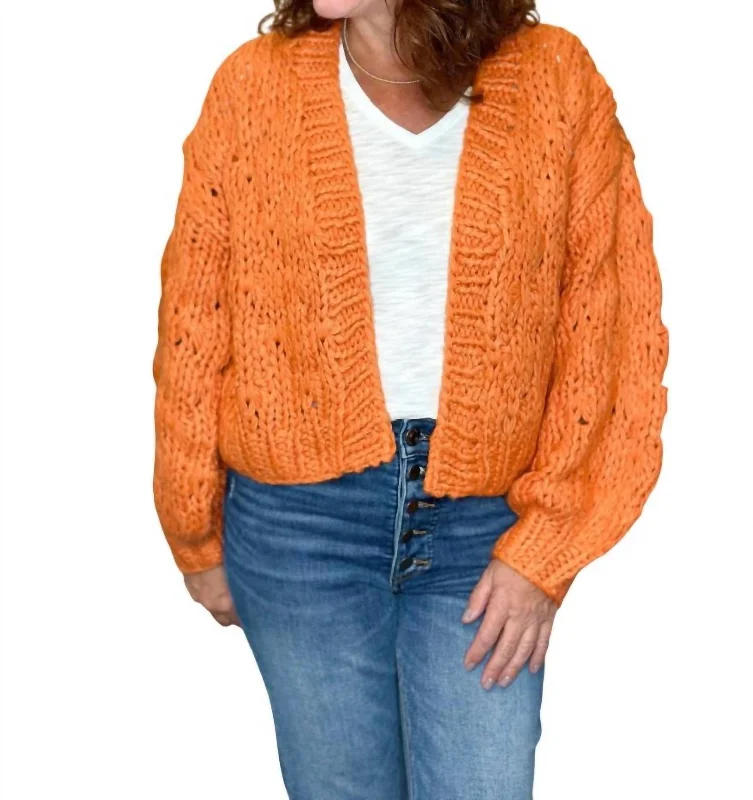 Women's High Collar SweatersGigi Cardigan In Puffins Bill