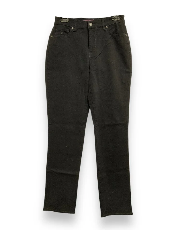 Women's Palazzo PantsJeans Straight By Gloria Vanderbilt In Black, Size: 4