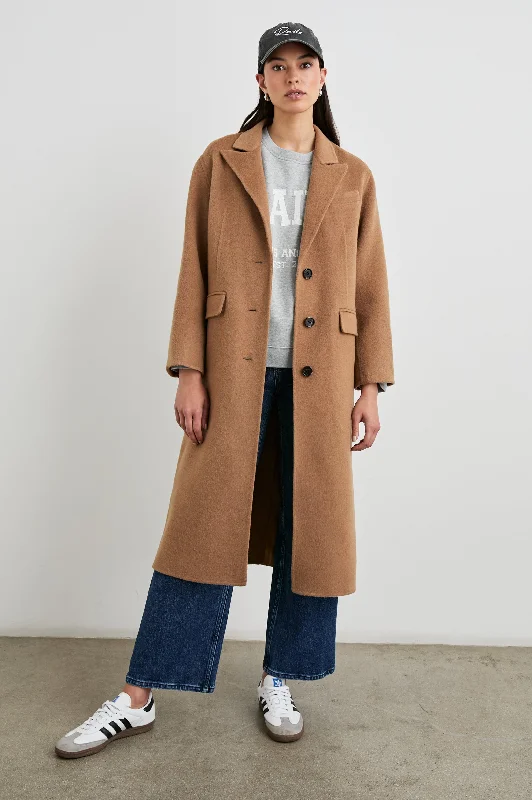 Women's Leather CoatsGALLERY COAT - CAMEL