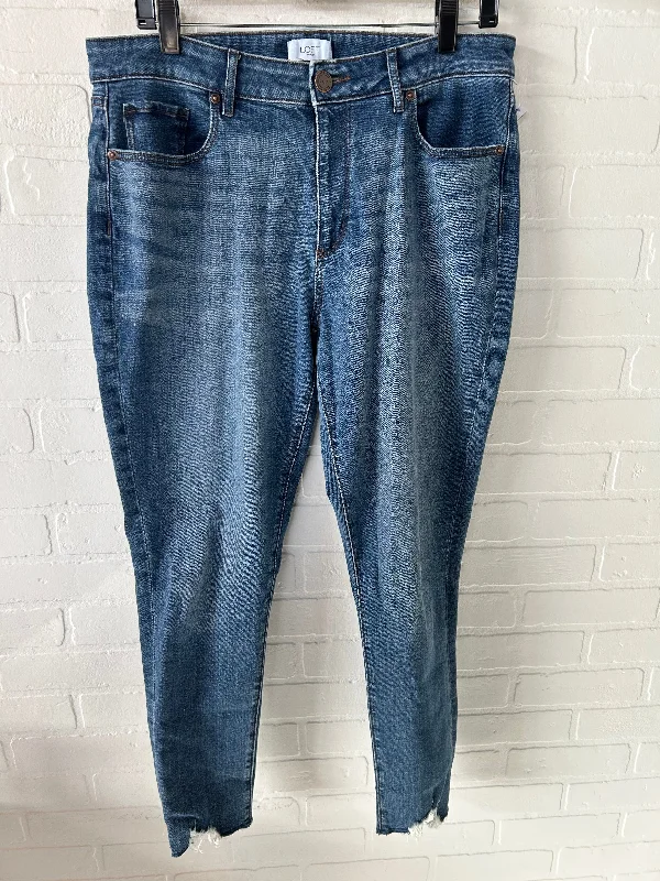 Women's Jodhpurs with Wide CollarJeans Skinny By Loft In Blue Denim, Size: 12