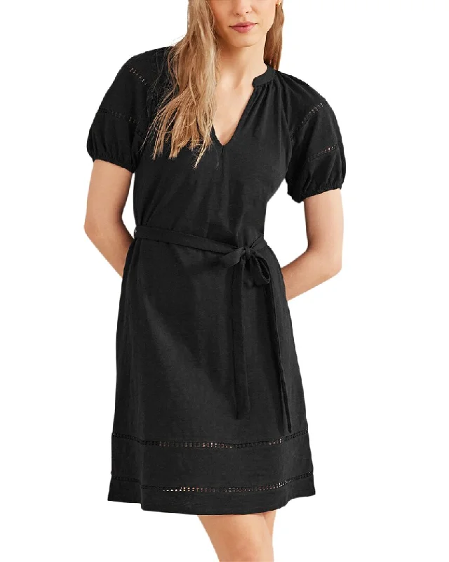 Women's Sweetheart Collar DressesBoden Trim Detail Jersey Dress