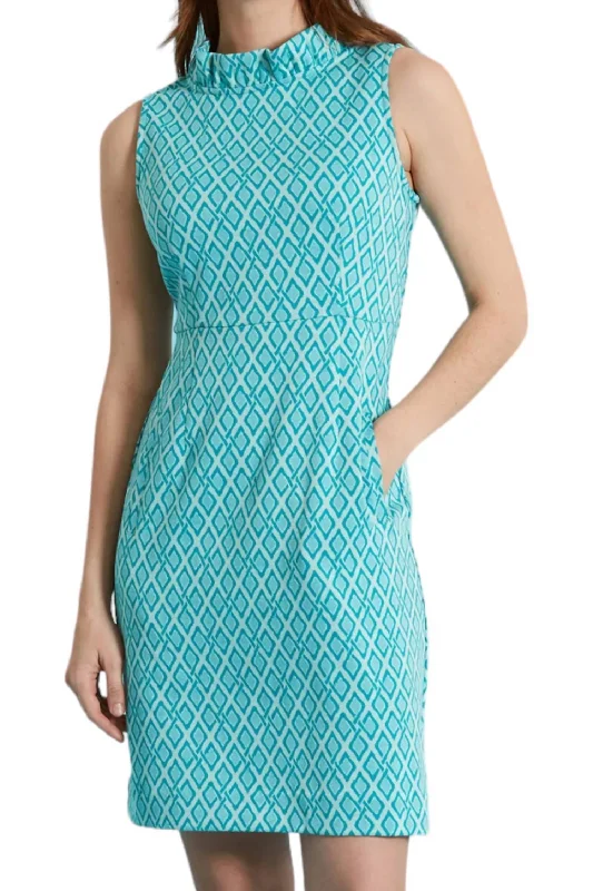 Women's Square-Back DressesErica Dress In Teal