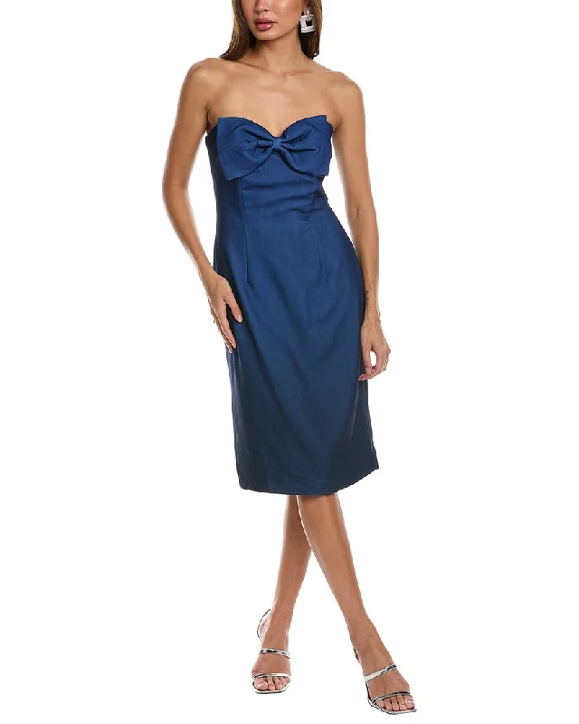 Women's Boat Collar DressesRene Ruiz Bow Cocktail Dress