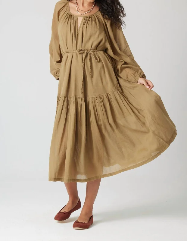  Women's A-Line DressesTalia Dress In Bronze