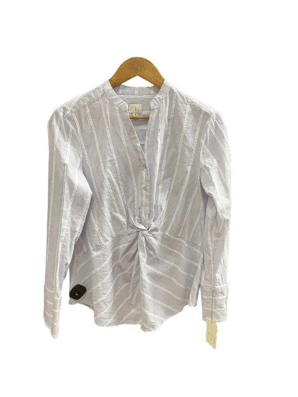 Women's Blouse with Low CollarTop Long Sleeve By A New Day  Size: M