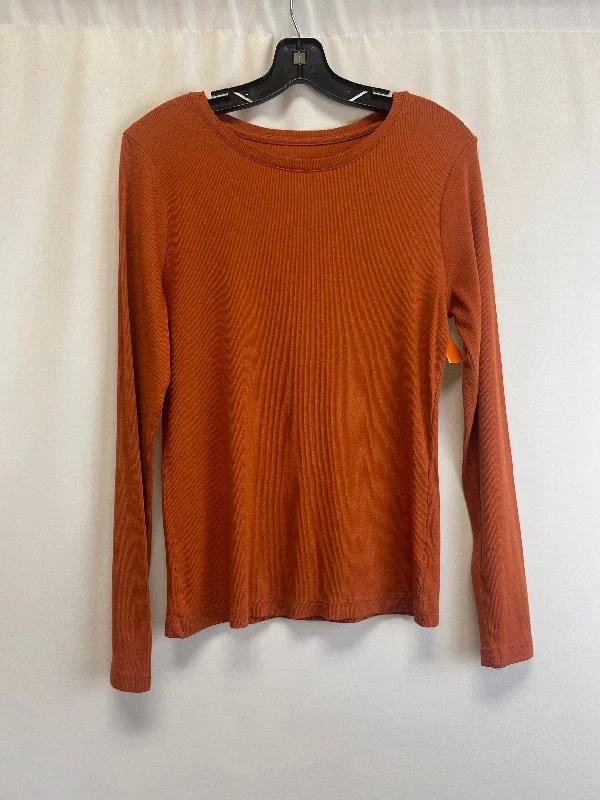 Women's Blouse with Shirt CollarTop Long Sleeve By A New Day  Size: M