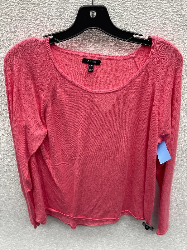 Women's Blouse with V-Shaped CollarTop Long Sleeve By Apt 9  Size: Petite   Xl