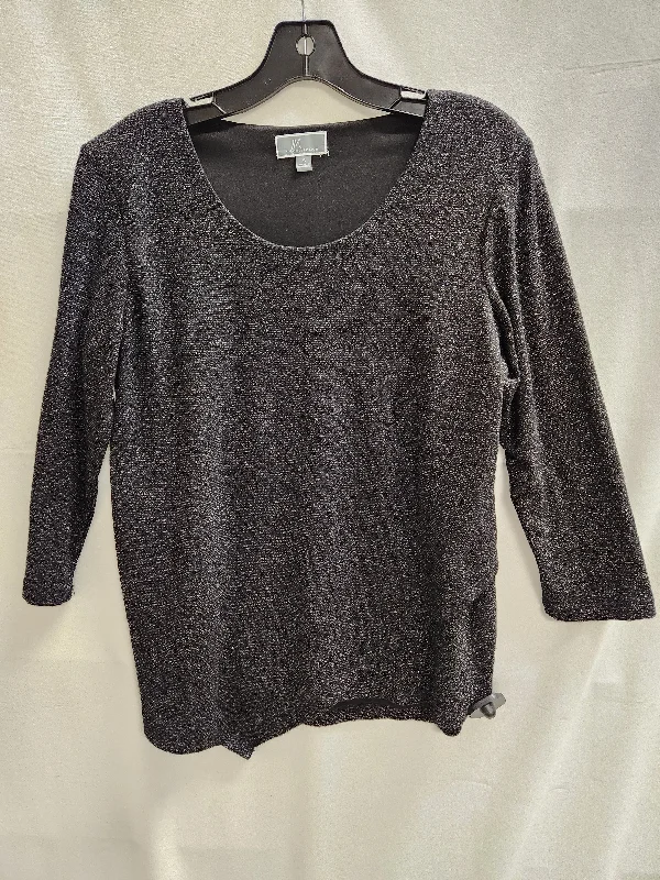 Women's Blouse with RufflesTop Long Sleeve By Jm Collections  Size: S