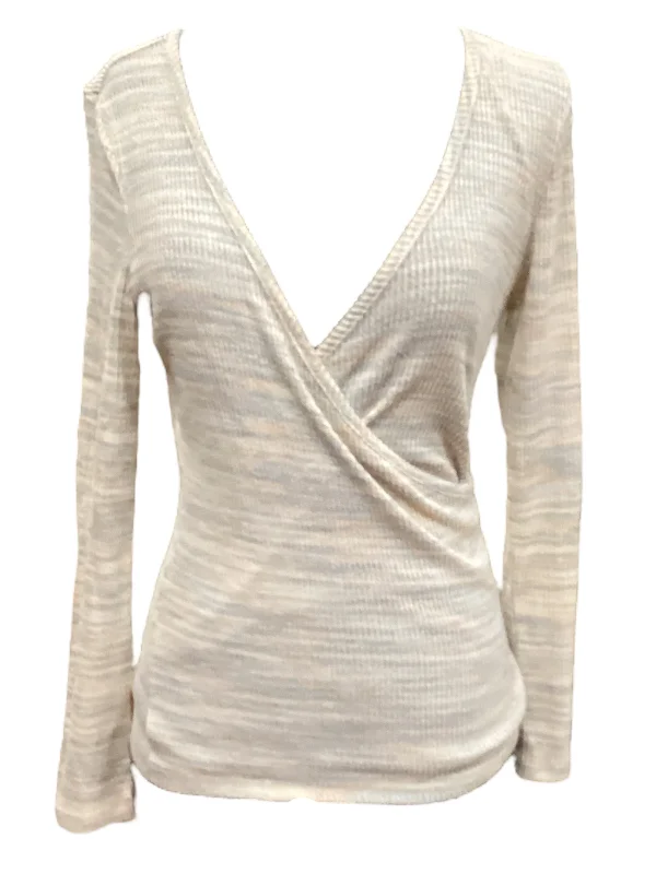 Women's Blouse with Narrow CollarTop Long Sleeve By Madewell  Size: S