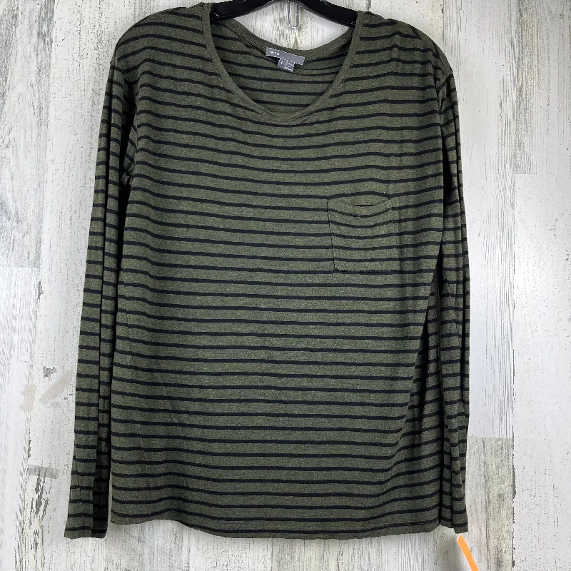 Women's Blouse with Long LengthTop Long Sleeve By Vince  Size: L