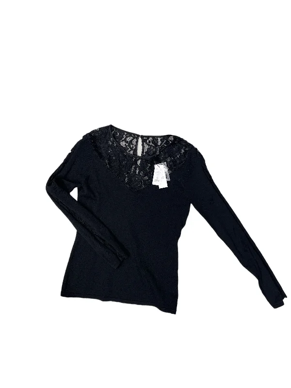 Women's Blouse with High CollarTop Long Sleeve By White House Black Market  Size: Xs