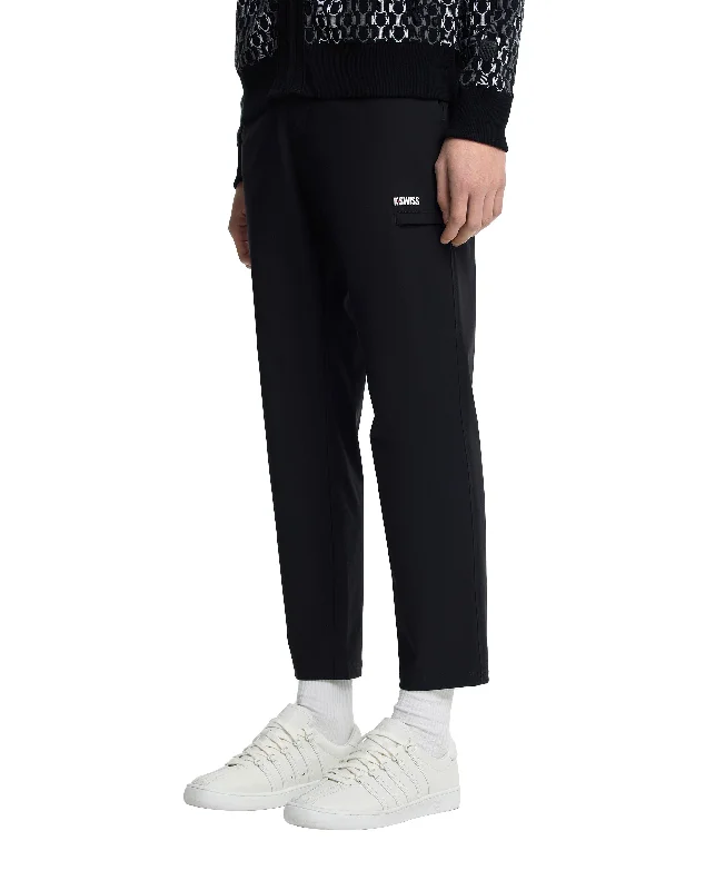 men's athletic tee with mesh panels for breathability107851-008 | MEN'S K-SWISS LOGO PANTS | BLACK