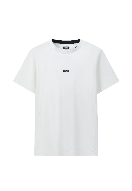 men's thermal long-sleeve shirt for winter109875-115 | MEN'S K-SWISS LOGO COTTON T-SHIRT | WHITE/SPECIAL