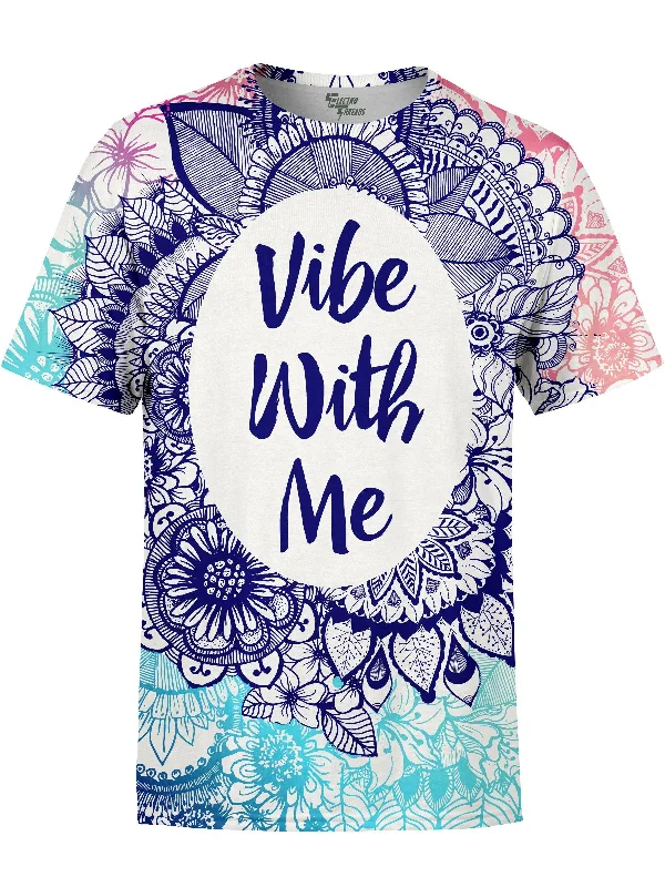 men's Hawaiian print short-sleeve shirtVibe with Me Mandala Unisex Crew