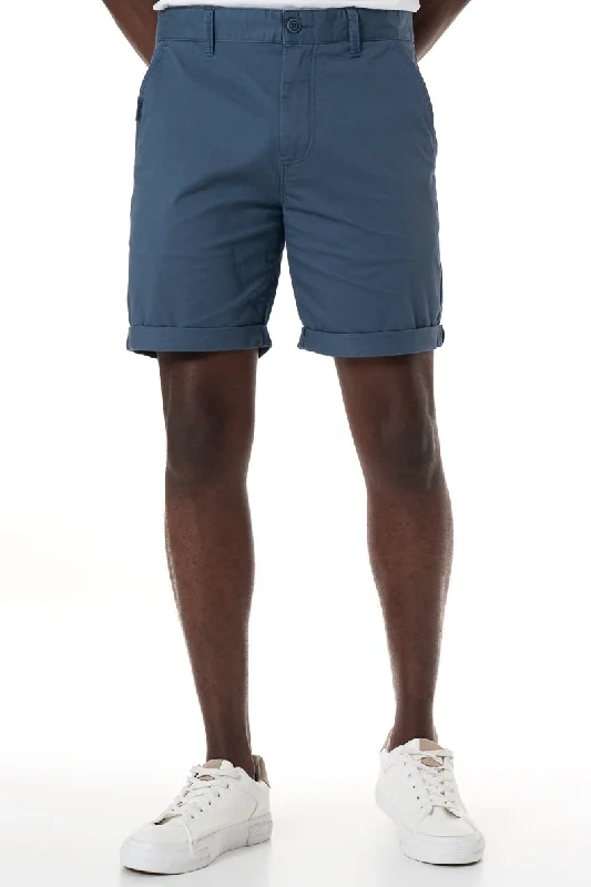 Men's high-performance yoga pants for flexibilityChino Shorts _ 151710 _ Blue