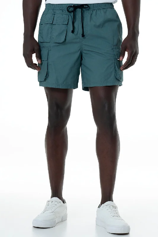 Men's cargo shorts with zippered pocketsPool Shorts _ 153890 _ Green