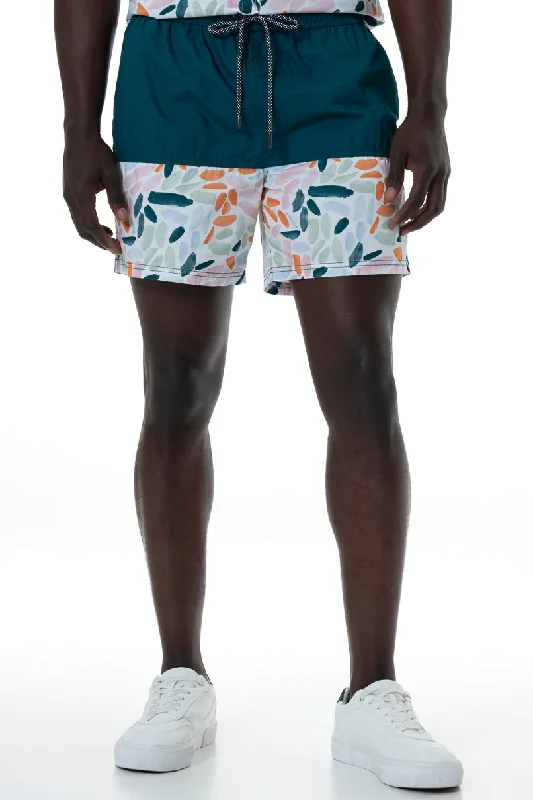 Men's linen shorts for hot climatesPool Shorts _ 153897 _ Teal