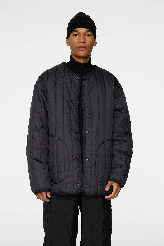 men's peacoat with internal pocketsKhaza Quilted Jacket