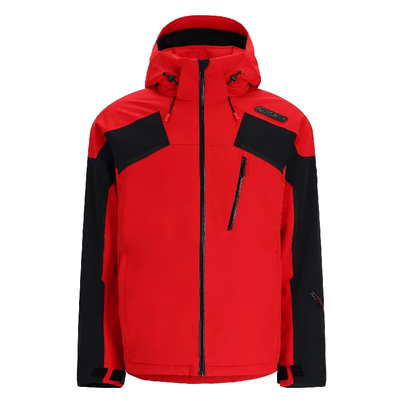 men's bomber jacket with chest pocketsMens Leader - Spyder Red