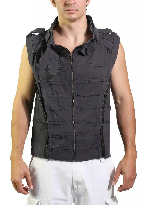 men's casual blazer with chest pocketSteampunk Vest