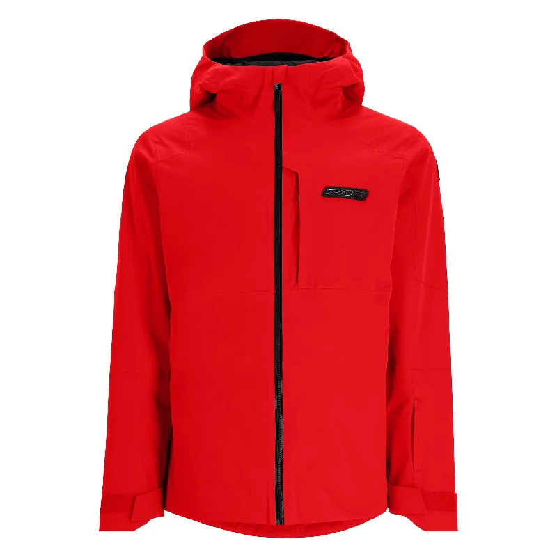 men's padded bomber jacket with pocketsMens Taos - Spyder Red