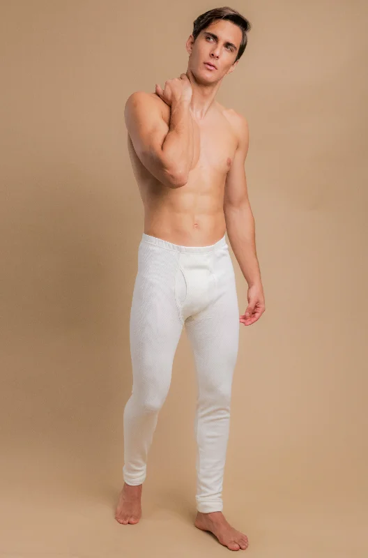 Men's wide-leg pants for a trendy lookMen's Thermal Base Layer Long Johns with Fly